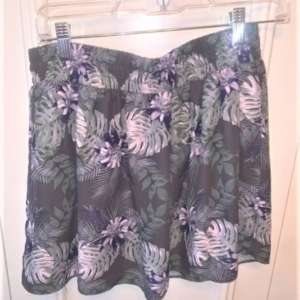‎Mossimo Flounced Floral Summer Skirt L